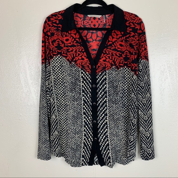 Soft Surroundings Calistoga long sleeve shirt SZ M - Picture 2 of 9